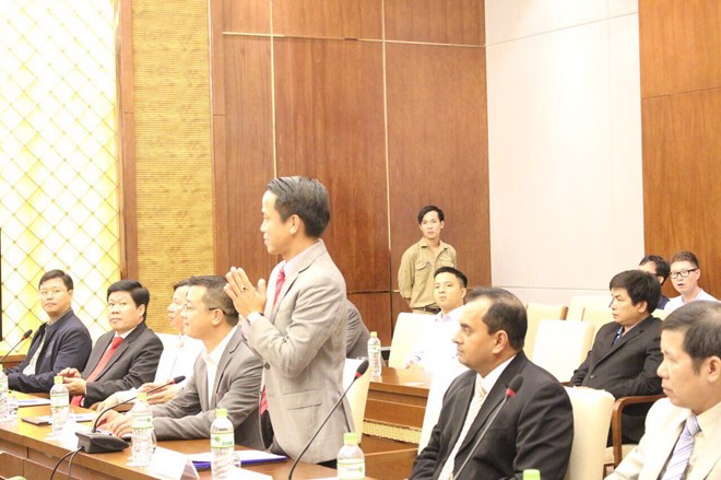 Ông Nguyễn Thanh Bình – Tổng giám đốc FLC Quy Nhơn bày tỏ niềm vui khi được đón tiếp đoàn đại biểu quận Yongsan – Hàn Quốc khi đến thăm và làm việc tại FLC Quy Nhơn