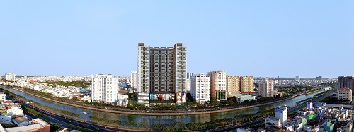 The Goldview nằm bên sông Bến Nghé.