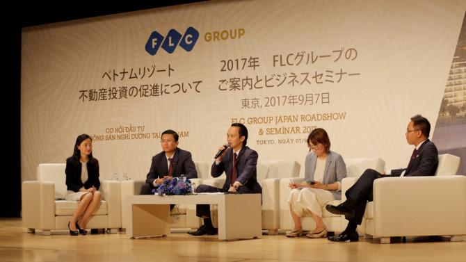 Các lãnh đạo FLC trả lời những vấn đề của nhà đầu tư Nhật Bản